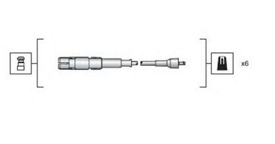 MAGNETI MARELLI 941318111149 -  Комплект проводов зажигания